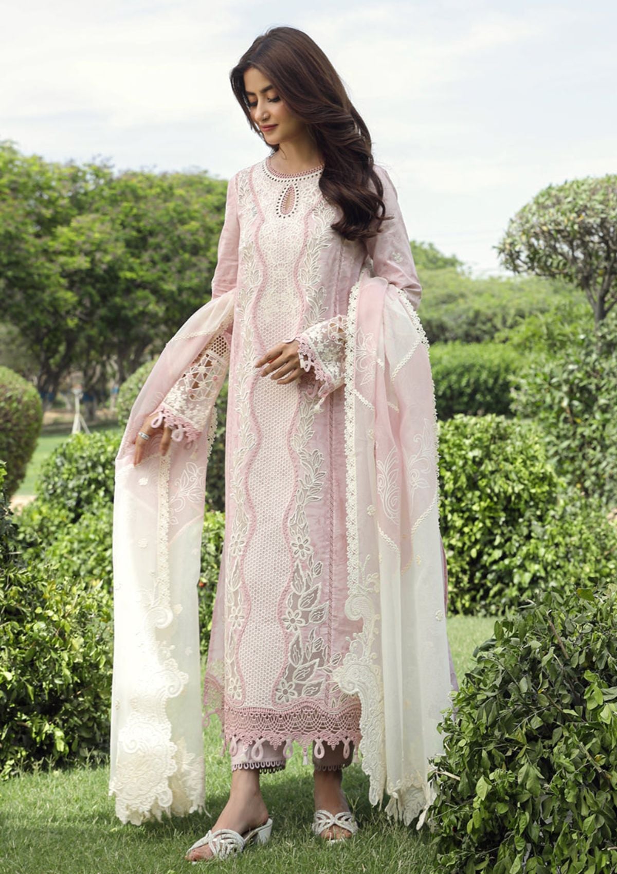 Lawn Collection - Qalamkar - Festive Lawn 24 - PS#09 - FARVA