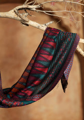 Pashmina Jamawar Scarf D#54 - CH Brown