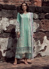 Lawn - Marwat Textiles - Gulmina - Luxury 25 - Vol-II - D#03 - PERIDOT MIST