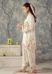 Winter - Sahar - Fall Winter Unstitched - AW1-26-23 - Pastel Lattice