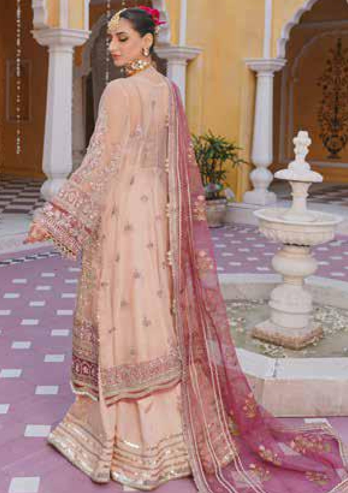 Wedding Collection - Mehak Yaqoob - Luxury Formals - ML24#06 - Cherry blossom