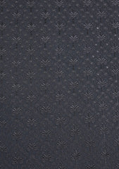 Elite Men China Boski Unstitched Waistcoat Fabric - D#08 - Black