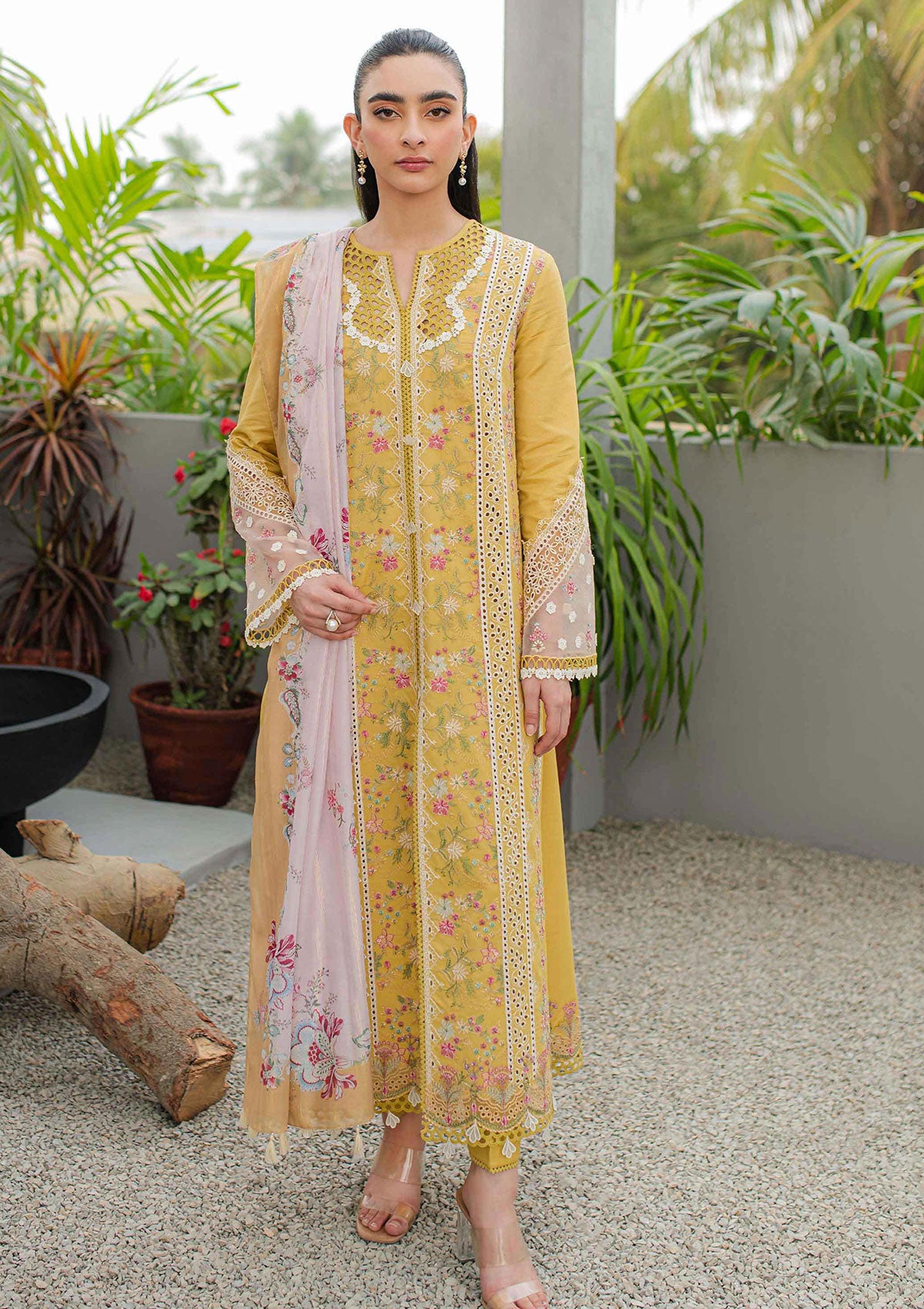 Lawn Collection - Qalamkar - Qline - JK24#15 - Miel