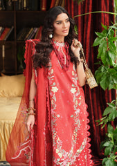 Lawn - Maryam Hussain - Luxury 26 - Crimson