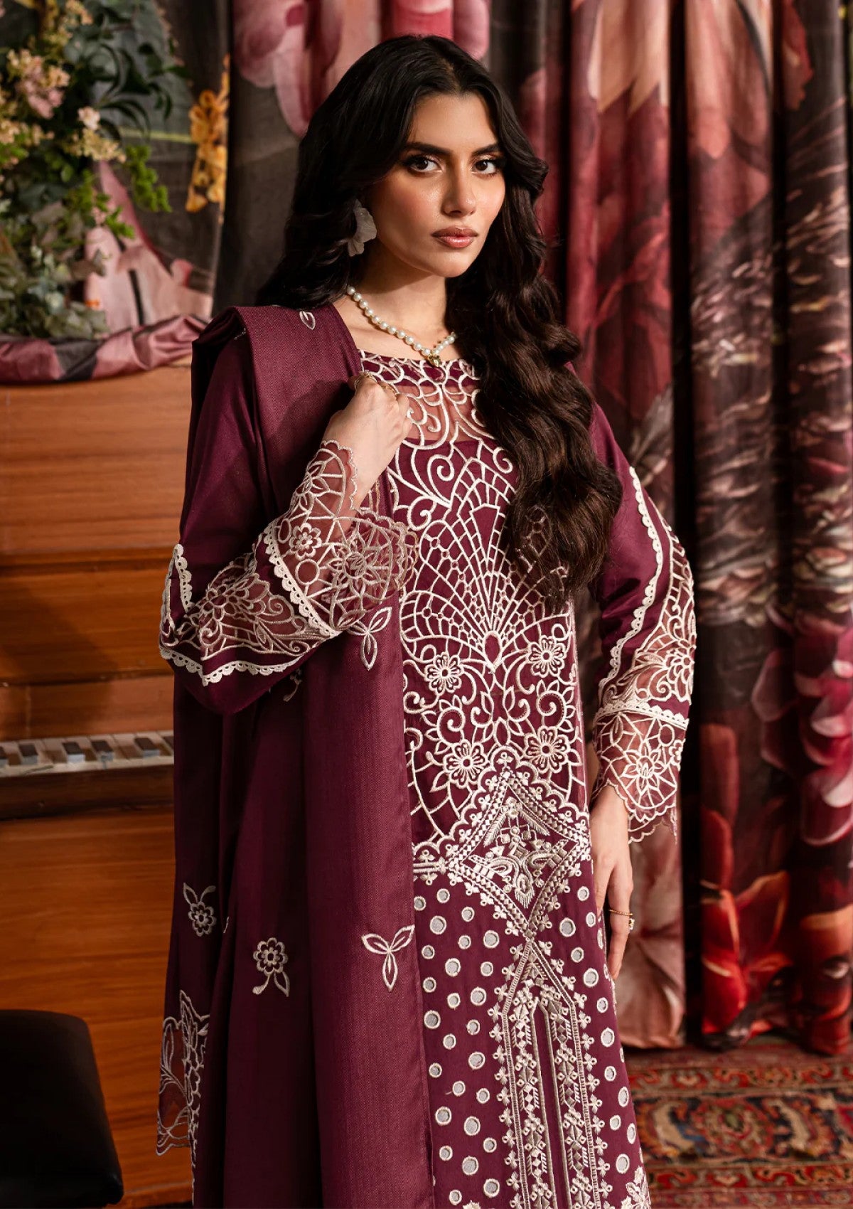 Winter Collection - Mahnur - Veronica - Luxury Karandi - MVL24#07 - Rose