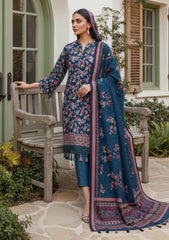 Winter - Riwaj - Printed Marina - 3 Pcs - Wool Shawl 25 - D#25