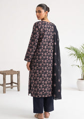 Winter - Rubaaiyat - Pashmina Embroidered 26 - D#07 - Black