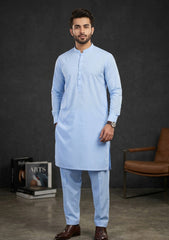 Elite Men Toyobo Wash & Wear - Sky Blue