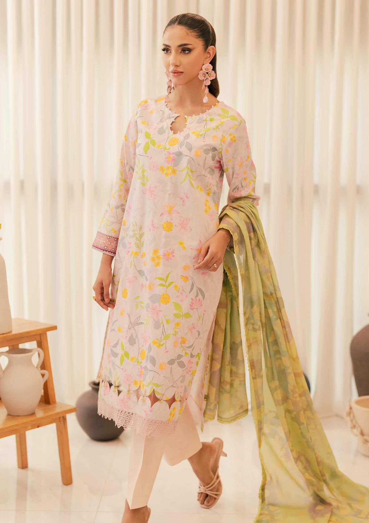 Winter Collection - Al Zohaib - Sunshine Bloom - Cotton Silk -ALCS24#03