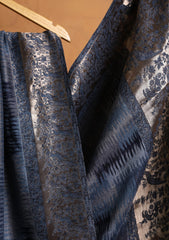 Pashmina Zari Jamawar Shawl D#23 - N Blue