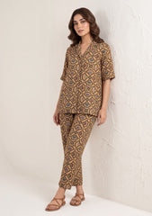 Formals - Rubaaiyat - Digital Printed - Shamoz Silk - Yellow