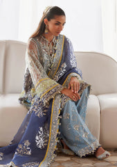 Formals - Zaha - Gossamer - Unstitched Wedding - Festive 25 - ZC#04 - NILOFAR-E-SHAAM