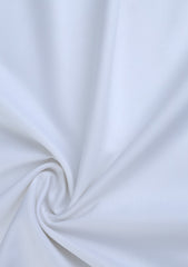 Elite Men TR Topical Red  Selvage Plain Wash & Wear - M White