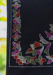 Needle Work Lawn Shawl D - 01 - Multi