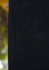 Lawn Emb Shawl D - 31 - Black