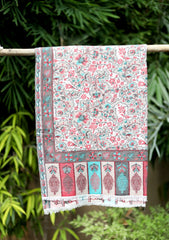 Pashmina Kani Jamawer Scarf  D - 38 - B Grey