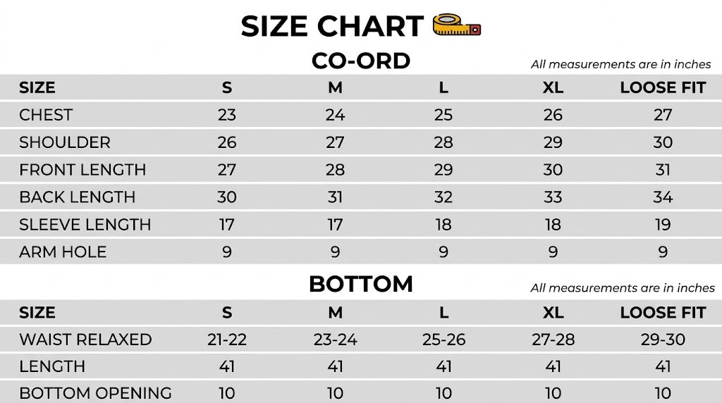 Size Chart Image