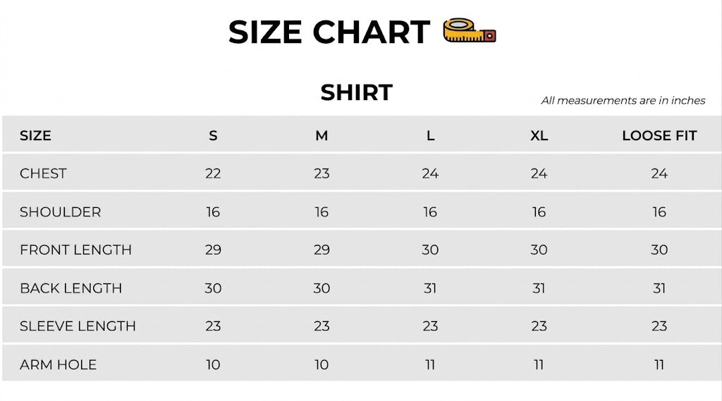 Size Chart Image