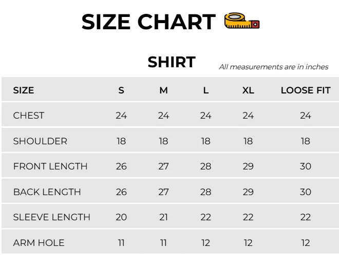 Size Chart Image