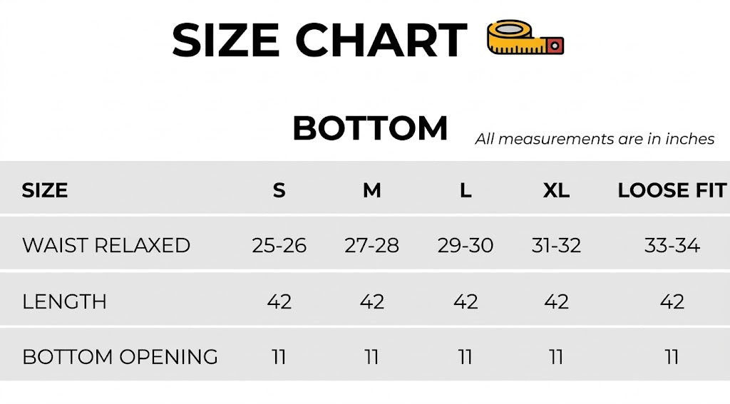 Size Chart Image