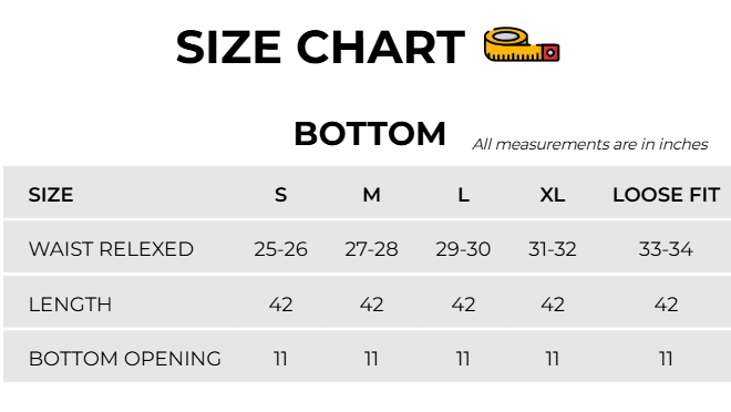 Size Chart Image