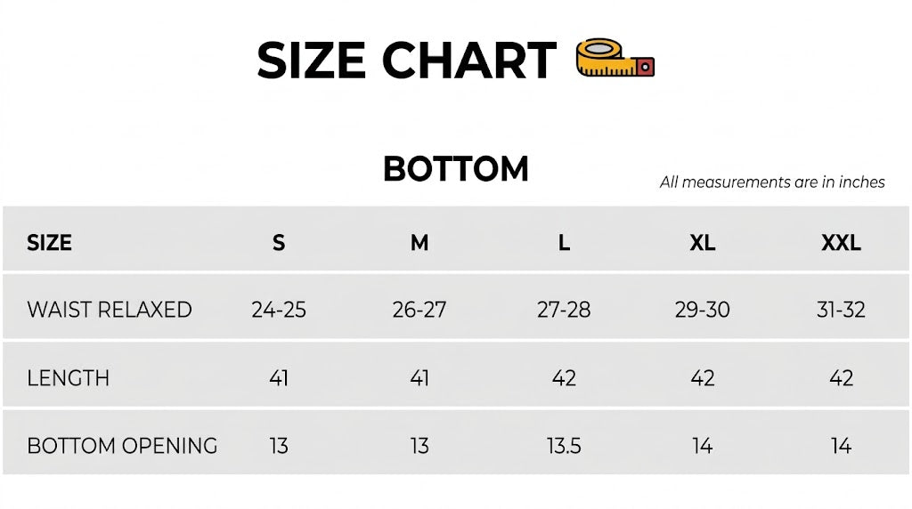 Size Chart Image