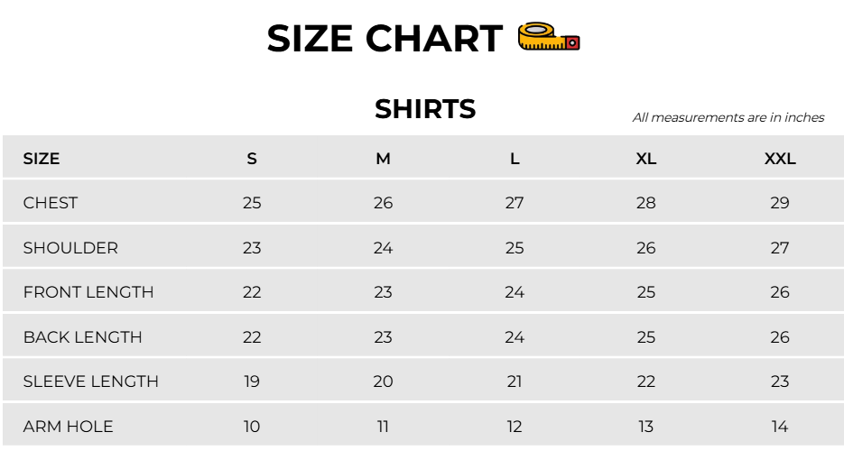 Size Chart Image