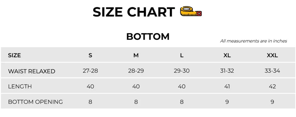 Size Chart Image