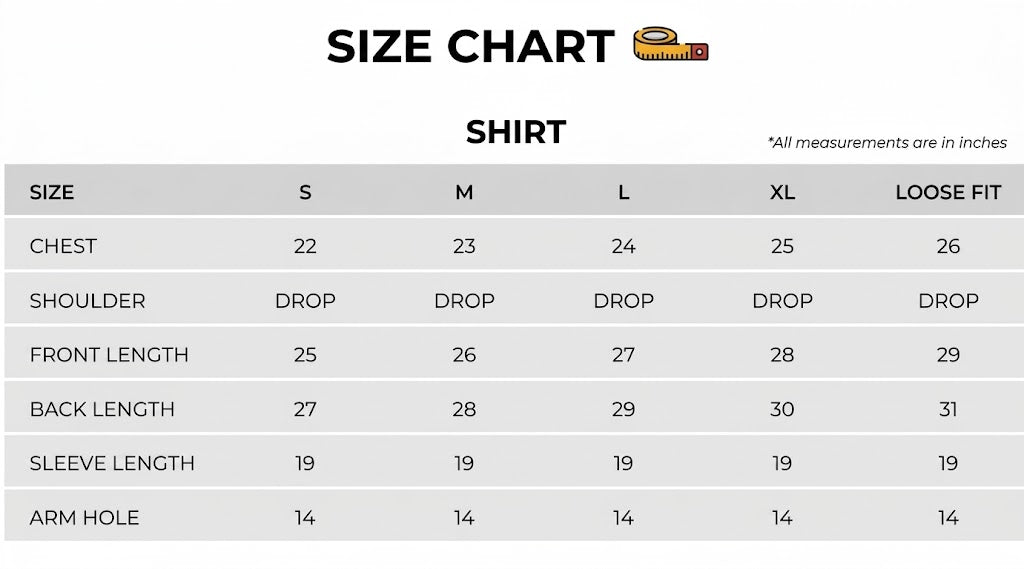 Size Chart Image