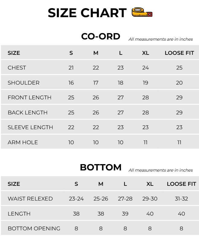 Size Chart Image