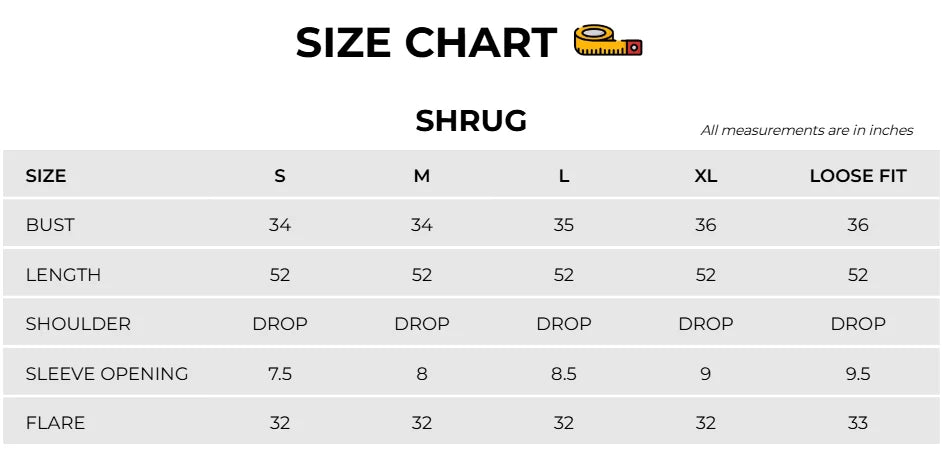 Size Chart Image