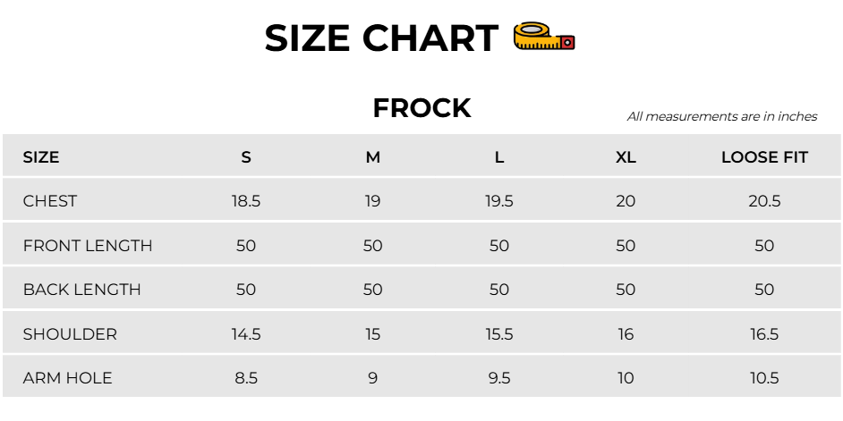 Size Chart Image
