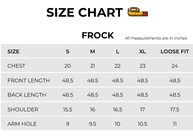 Size Chart Image