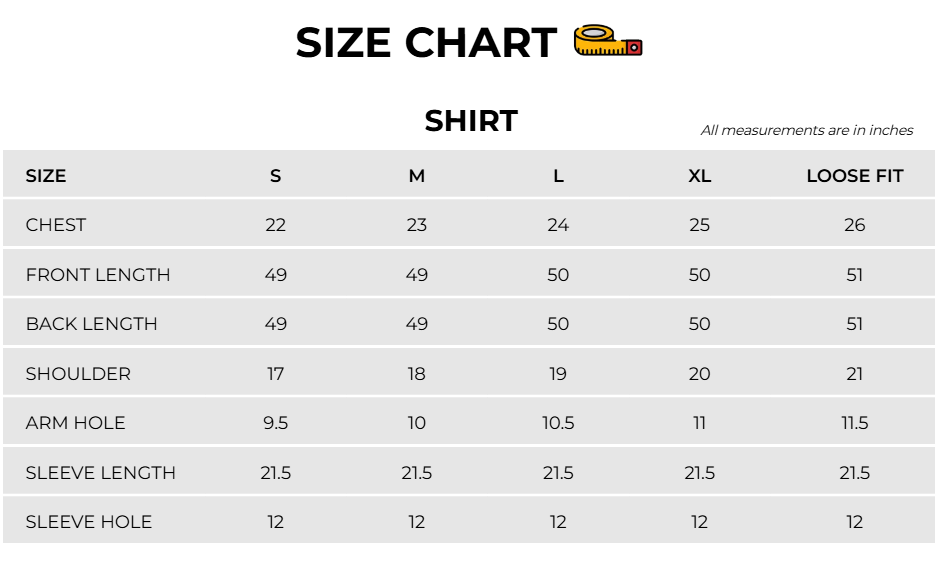 Size Chart Image