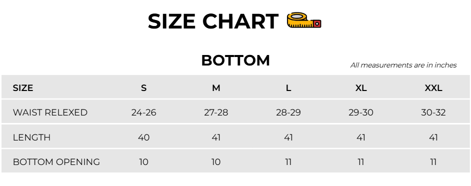 Size Chart Image
