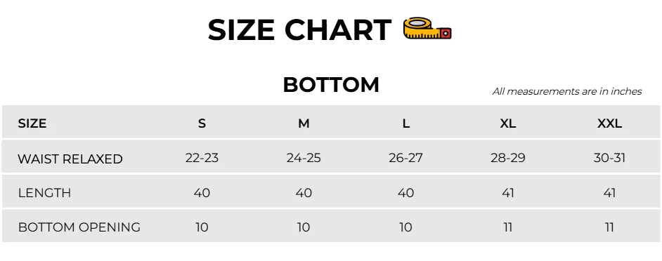 Size Chart Image