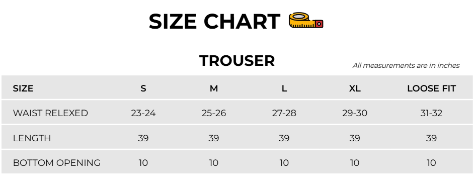 Size Chart Image