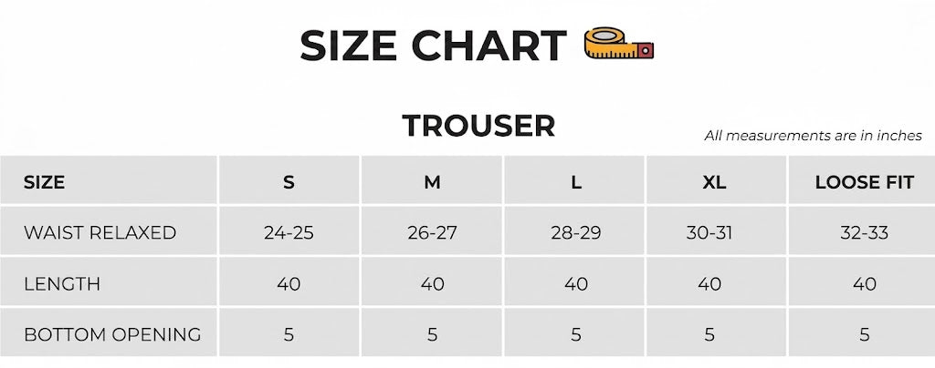 Size Chart Image