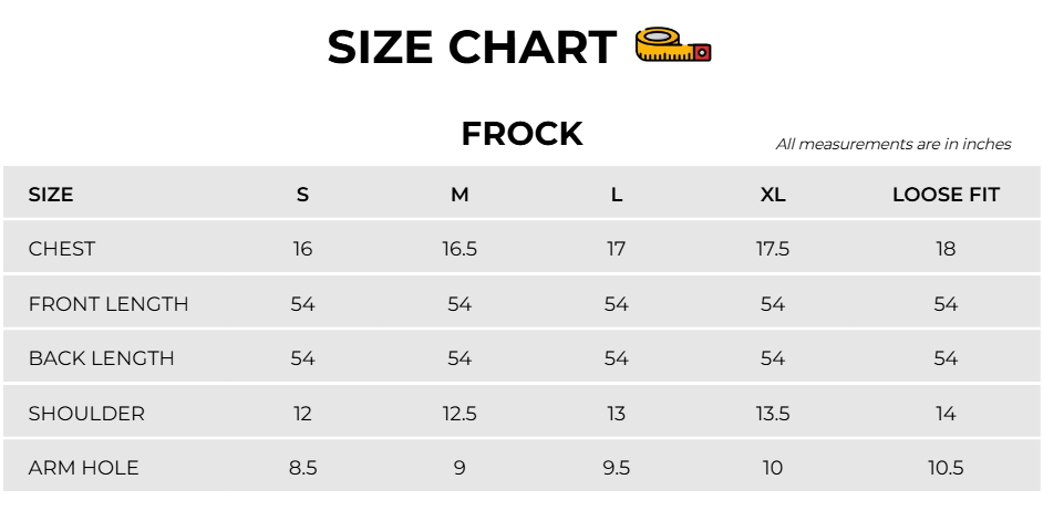 Size Chart Image