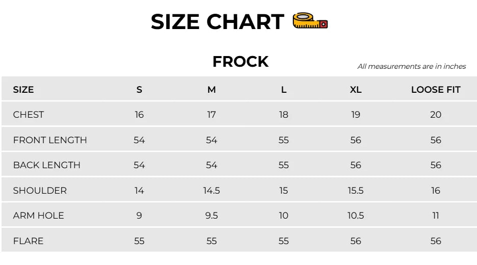 Size Chart Image