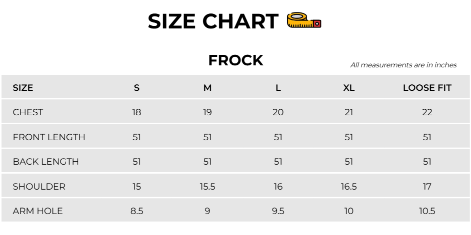 Size Chart Image