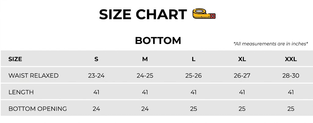 Size Chart Image