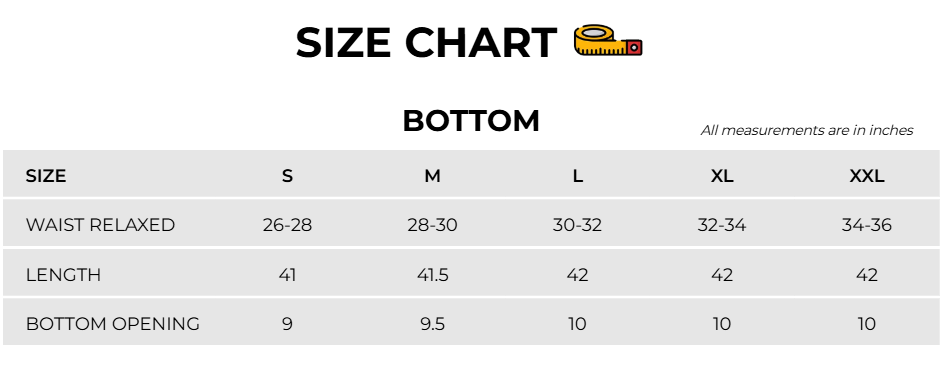 Size Chart Image