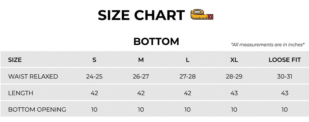 Size Chart Image