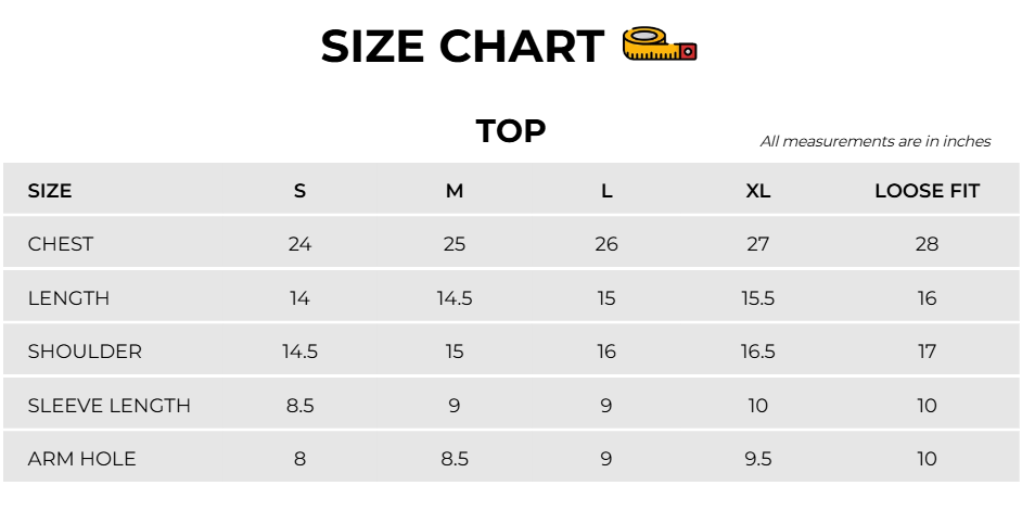 Size Chart Image