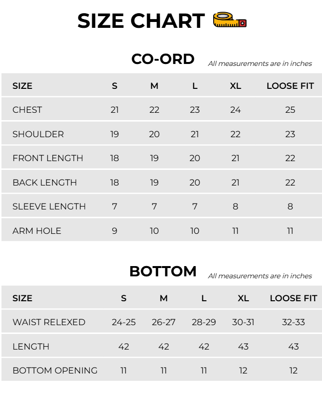 Size Chart Image