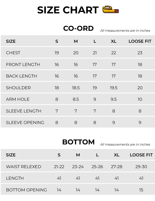 Size Chart Image