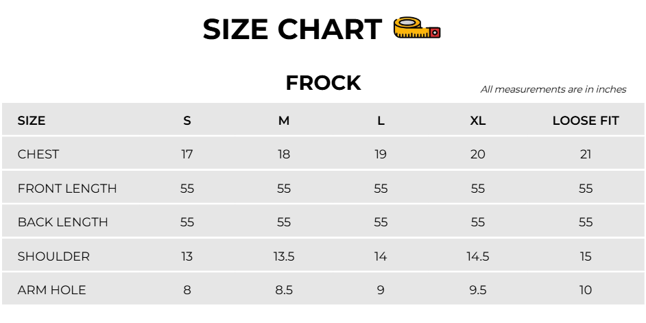 Size Chart Image