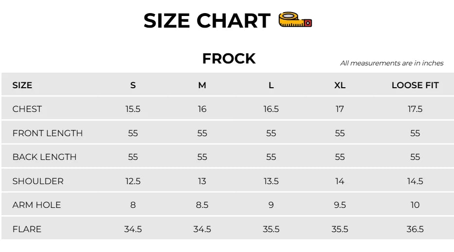 Size Chart Image