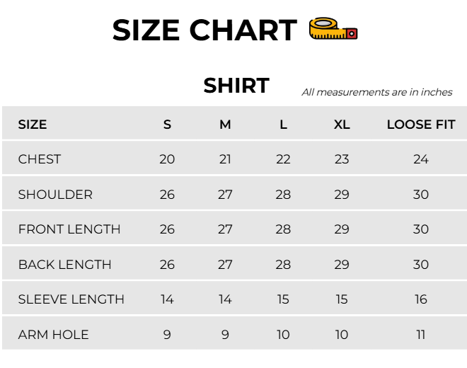 Size Chart Image